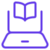 e-Learning laptop icon