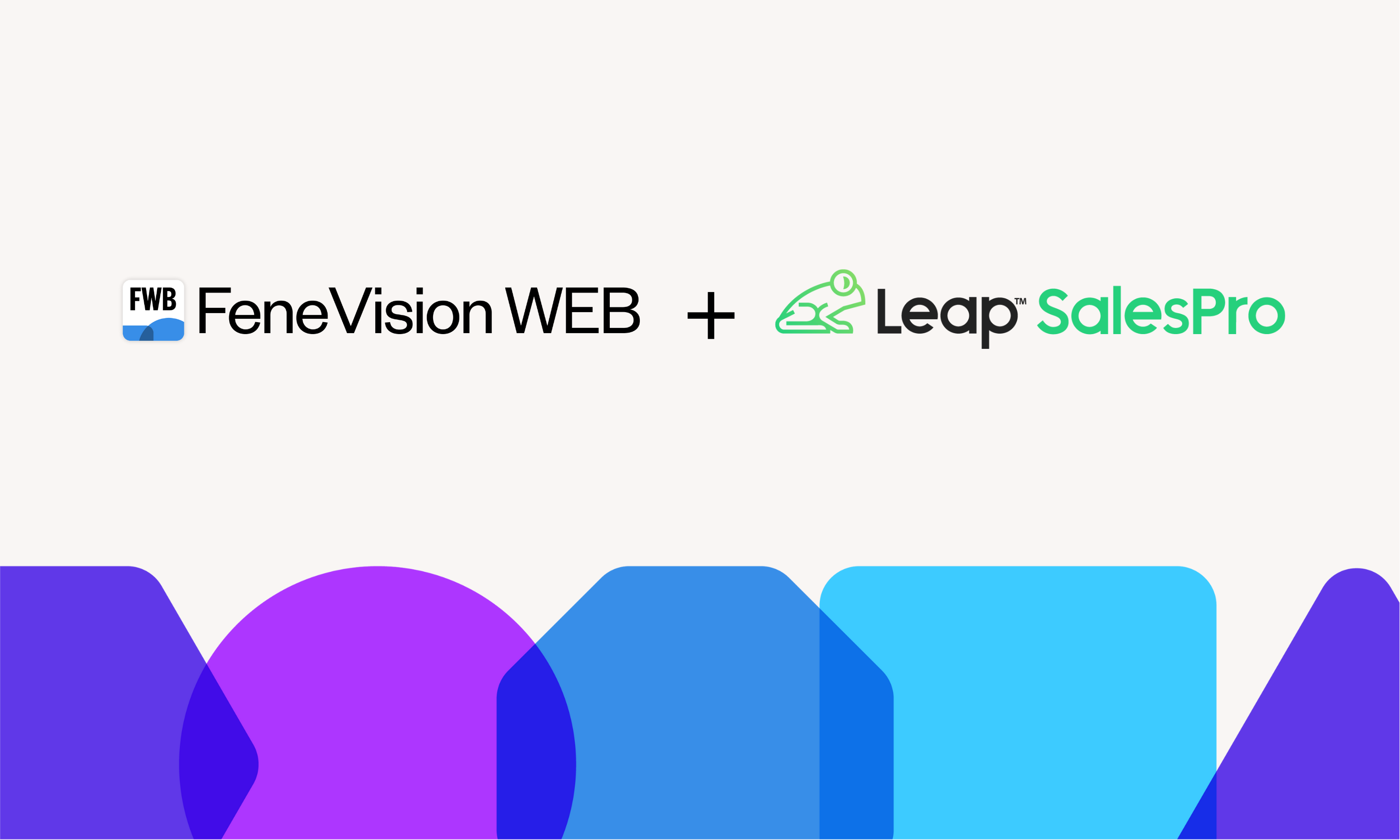 FeneVision WEB with Leap SalesPro