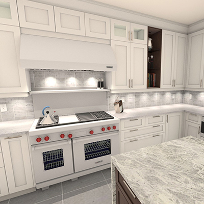 Kitchen panorama view by Daniel Pineault