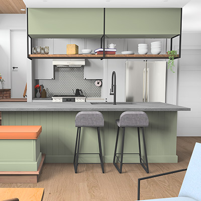 Kitchen panorama by Rebecca Foster