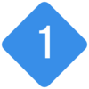 Number one icon