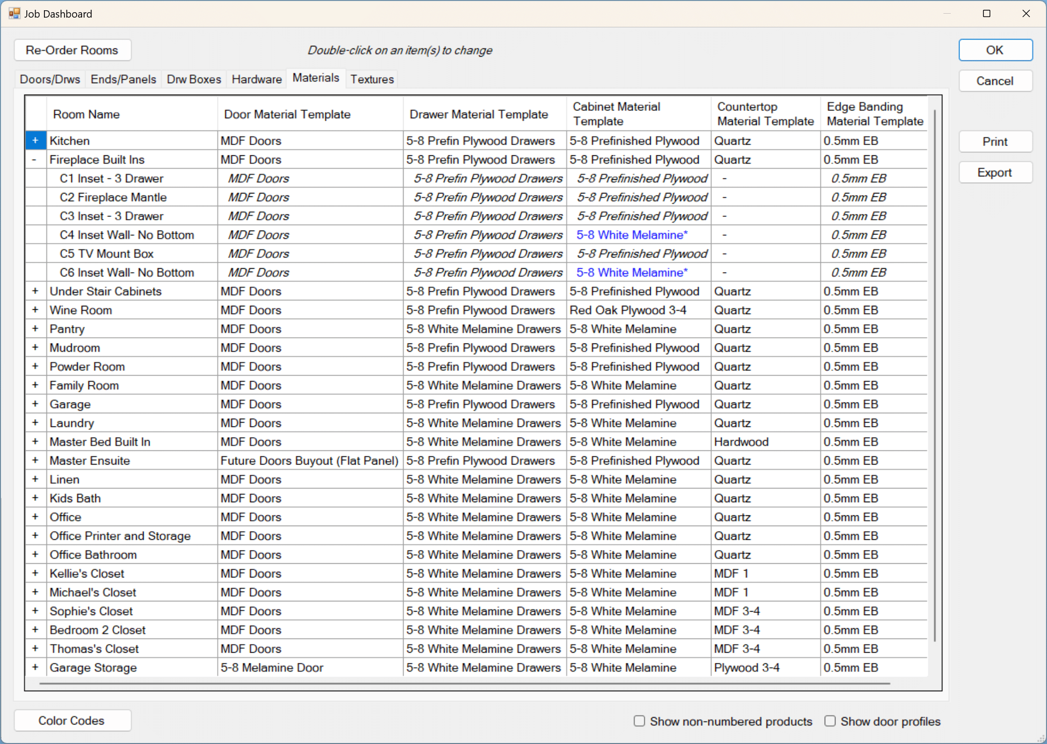 Screenshot of the software installation